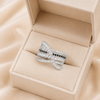 Golden/Silver Adjustable Zircon Ring