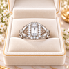 Éclat de Lumière – The Celestial Crystal Ring (Adjustable)