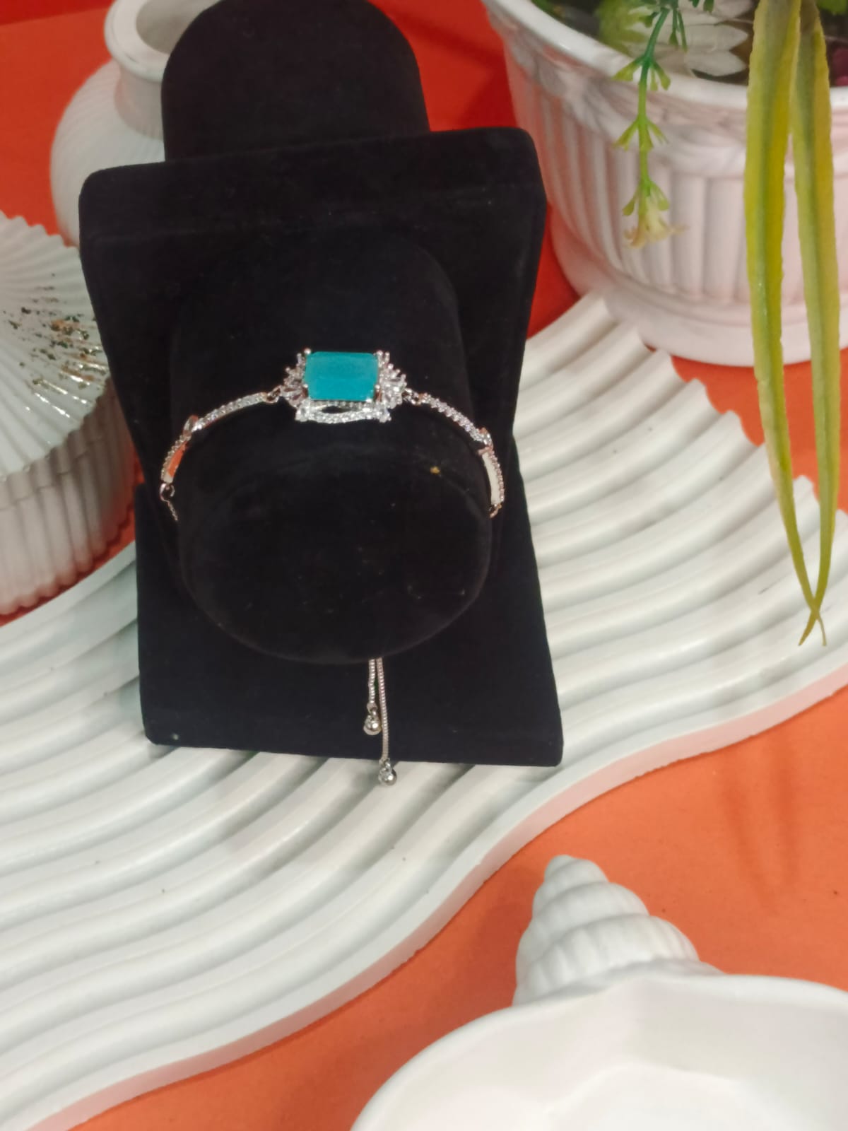 1 Carat Crystal  Stone Luxury Bracelet