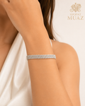 Elegant Silver Tennis Bracelet for Women