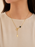 Stainless Steel Clover Pendant Necklace – Minimal Luxury Design