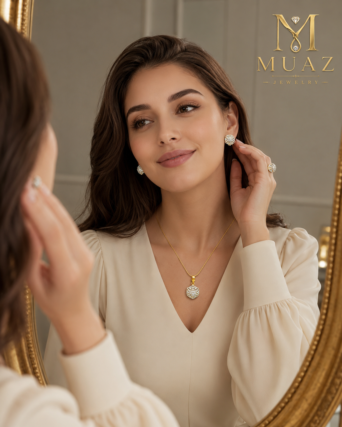 Diamond Cut Combo Jewelry Set