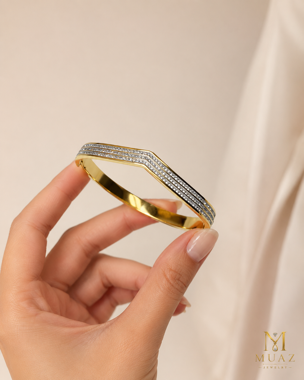 Premium Stainless Steel Handcuff Bracelet