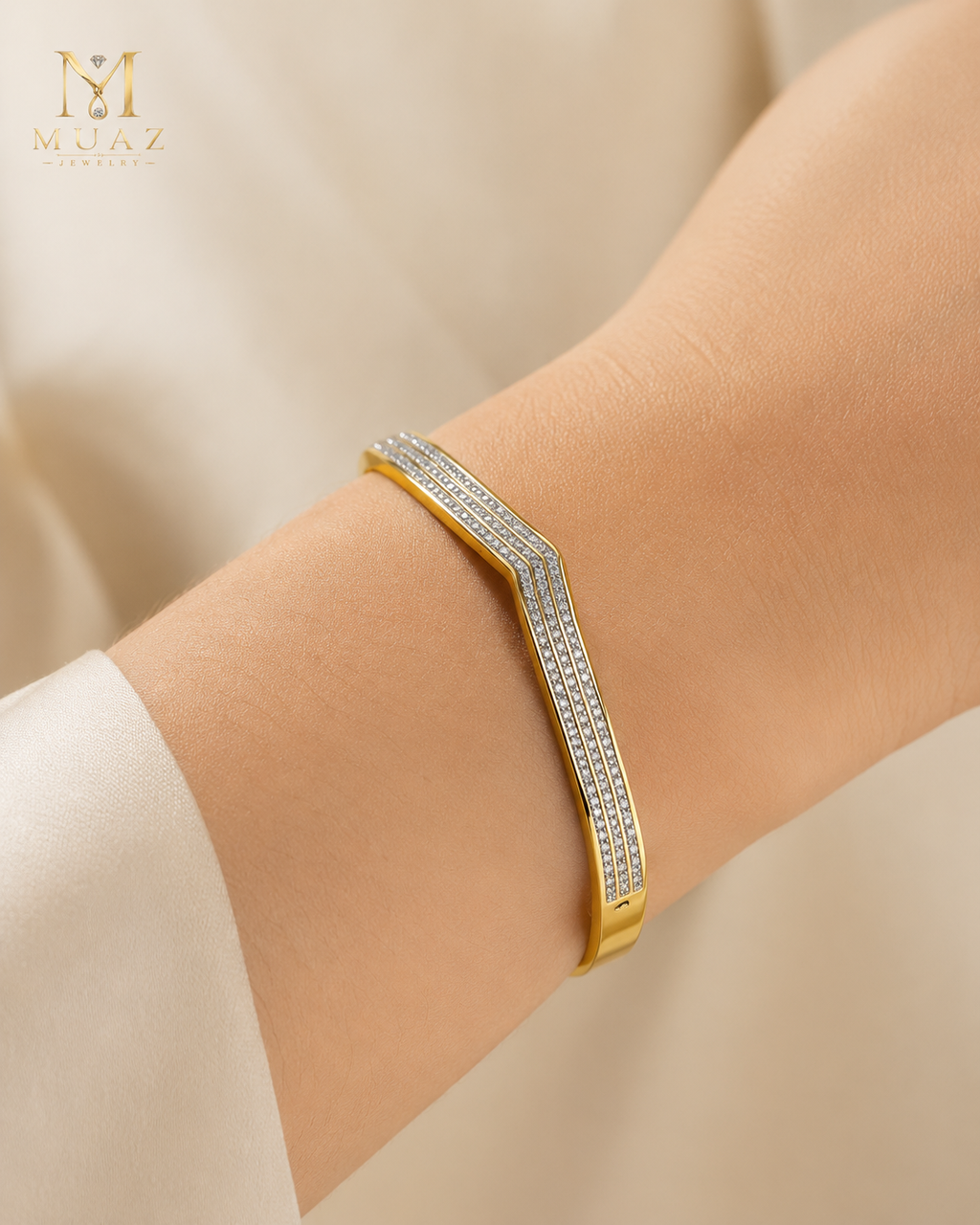 Premium Stainless Steel Handcuff Bracelet