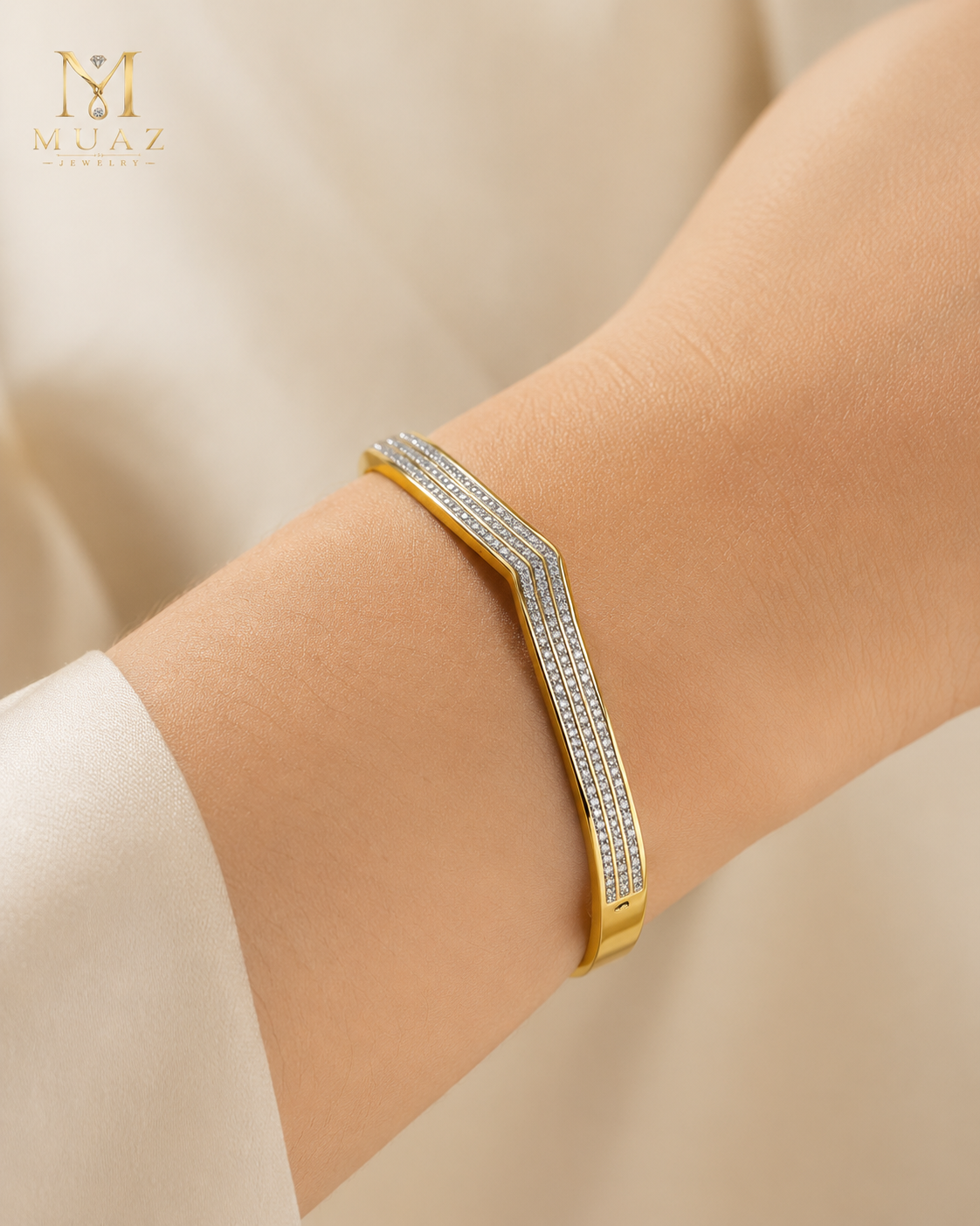 Premium Stainless Steel Handcuff Bracelet