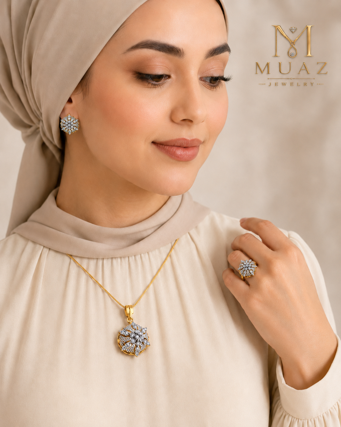 Diamond Cut Combo Jewelry Set