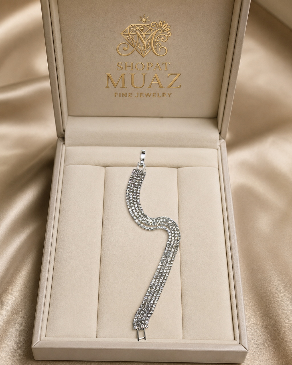 Elegant Silver Tennis Bracelet for Women
