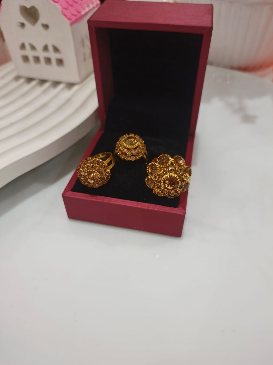 Champagne Zircon Ring