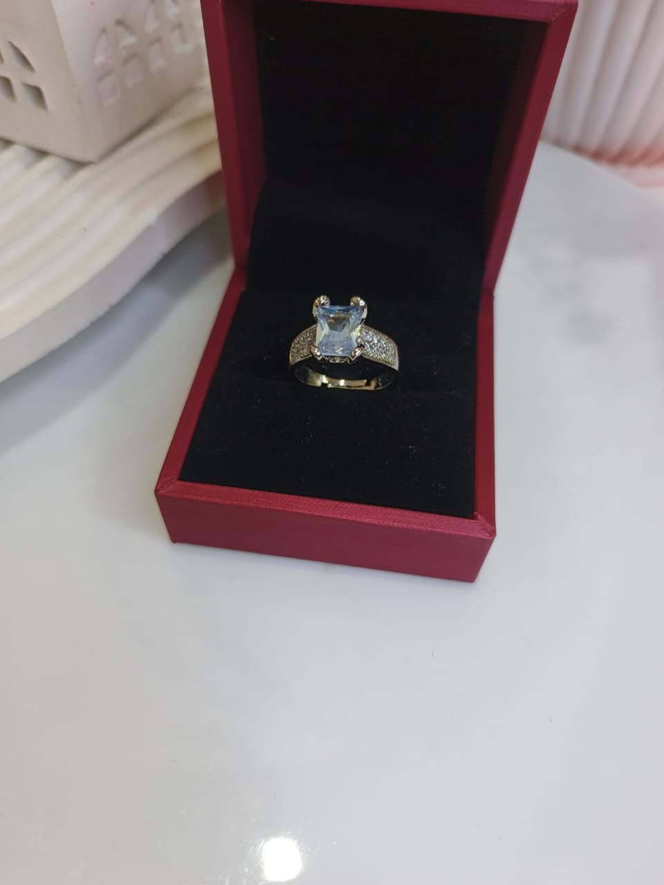 Single Solitaire Adjustable Ring