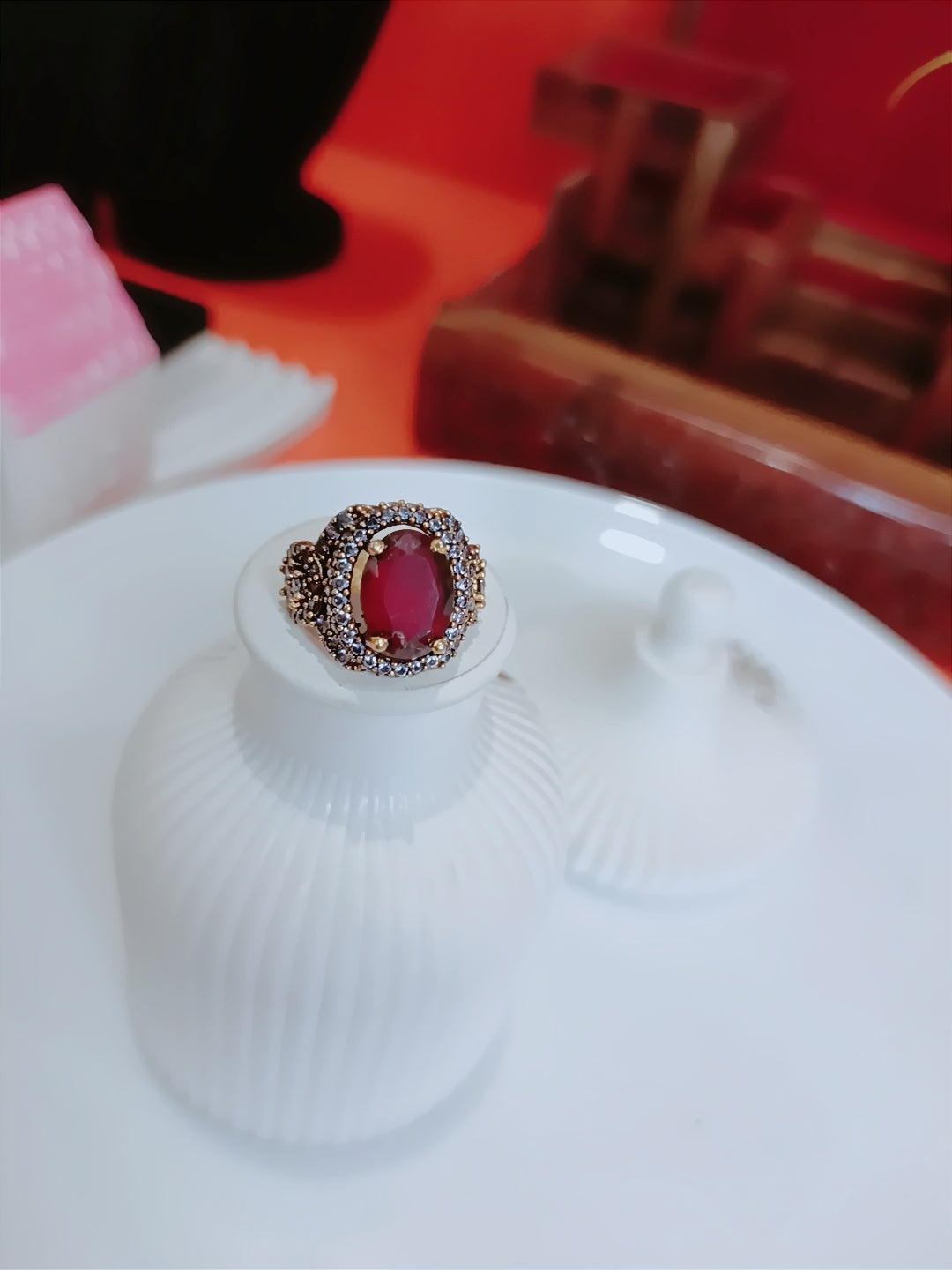 Turkish Jarao & Zircon Ring