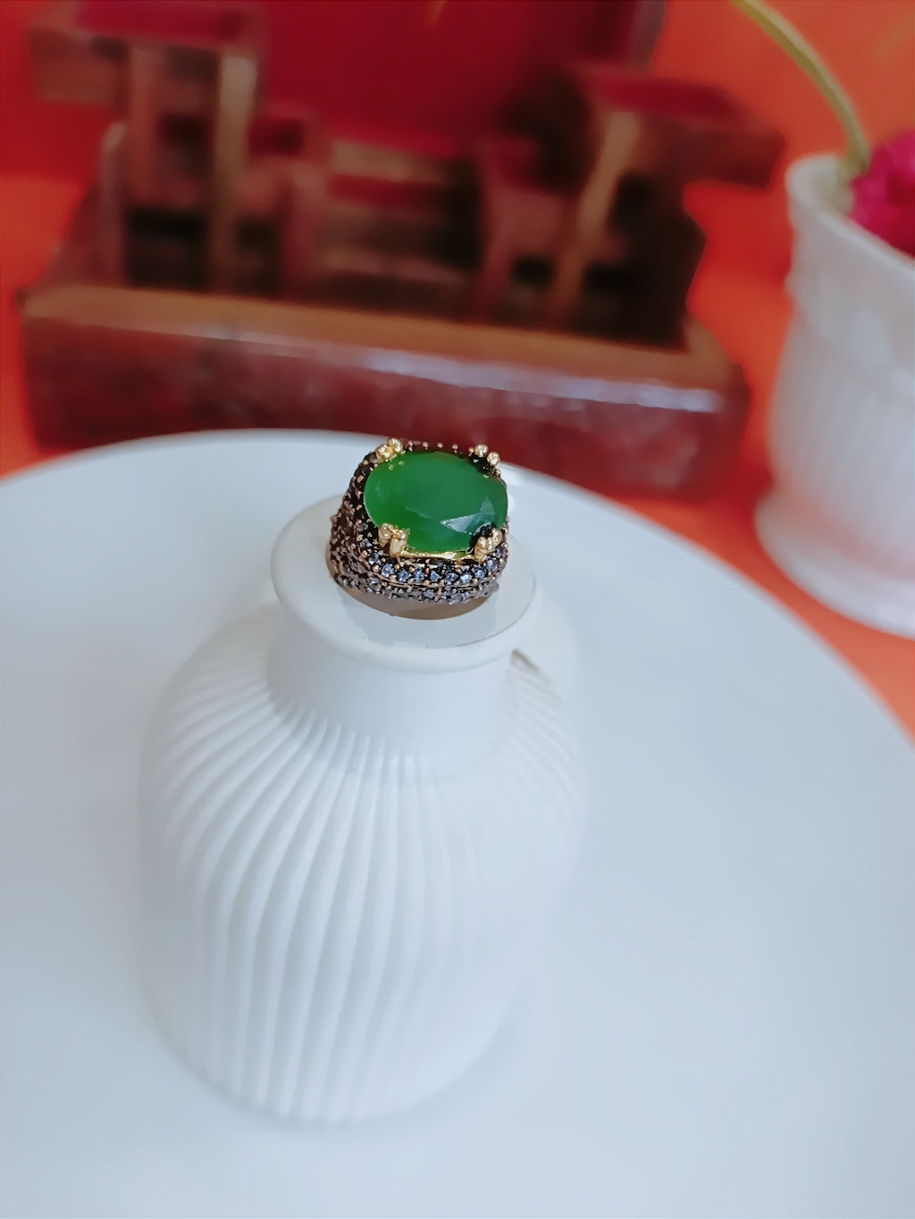 Turkish Jarao & Zircon Ring