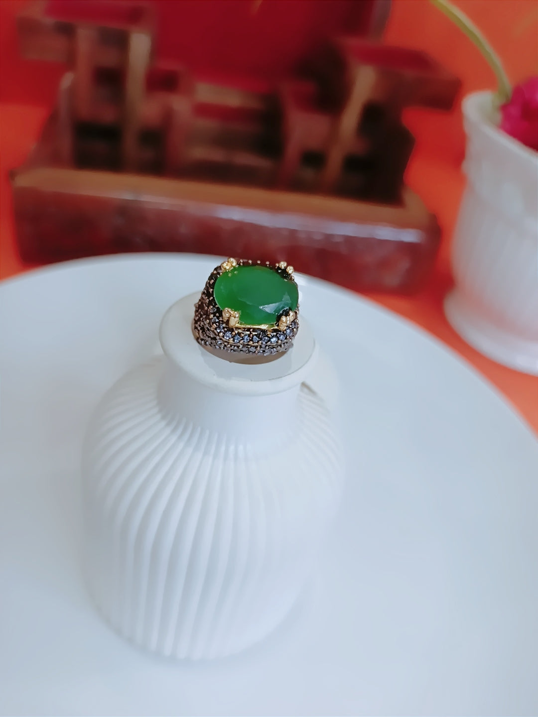 Turkish Jarao & Zircon Ring