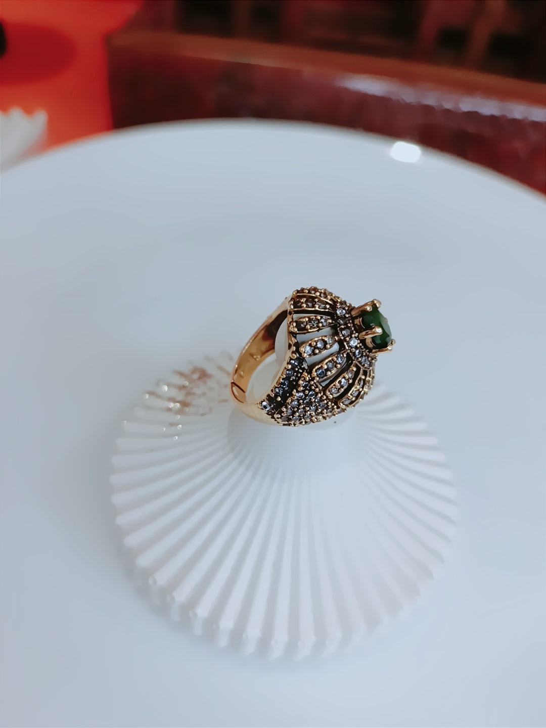 Turkish Jarao & Zircon Ring
