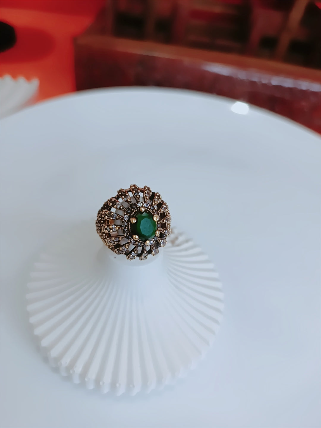 Turkish Jarao & Zircon Ring