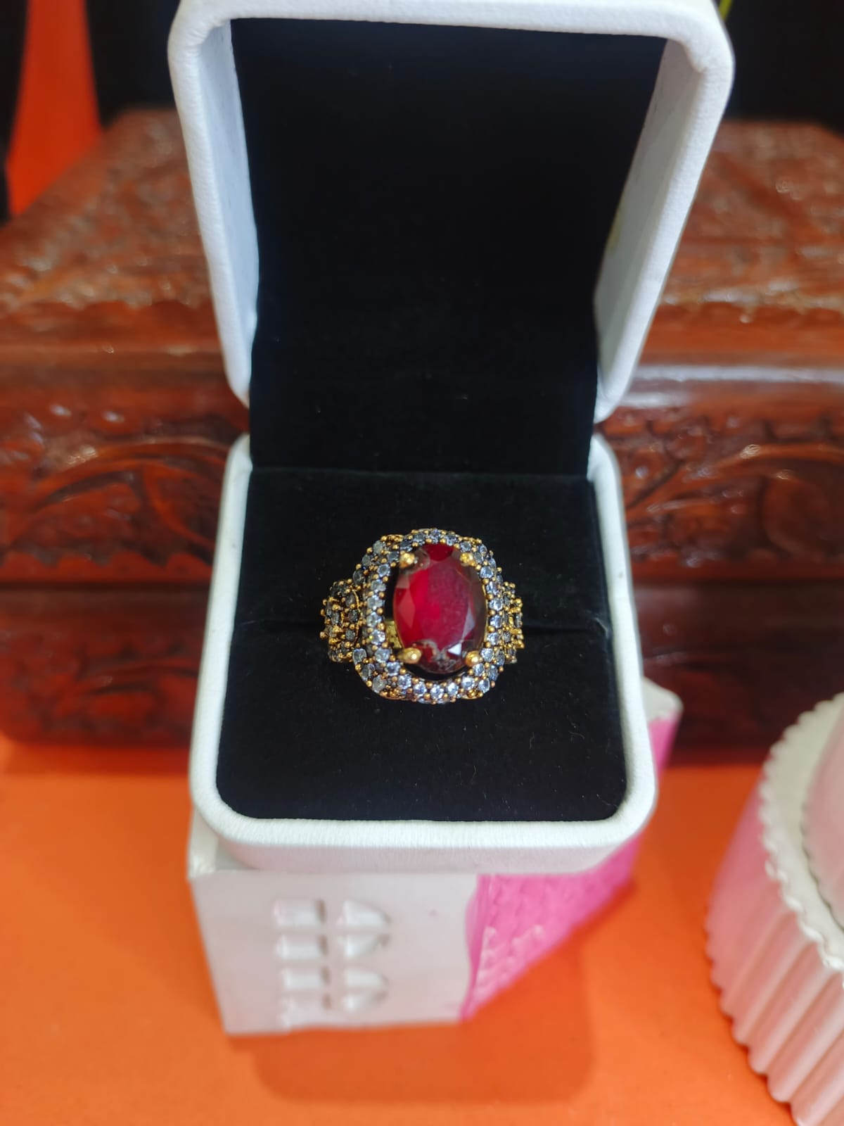 Turkish Jarao & Zircon Ring