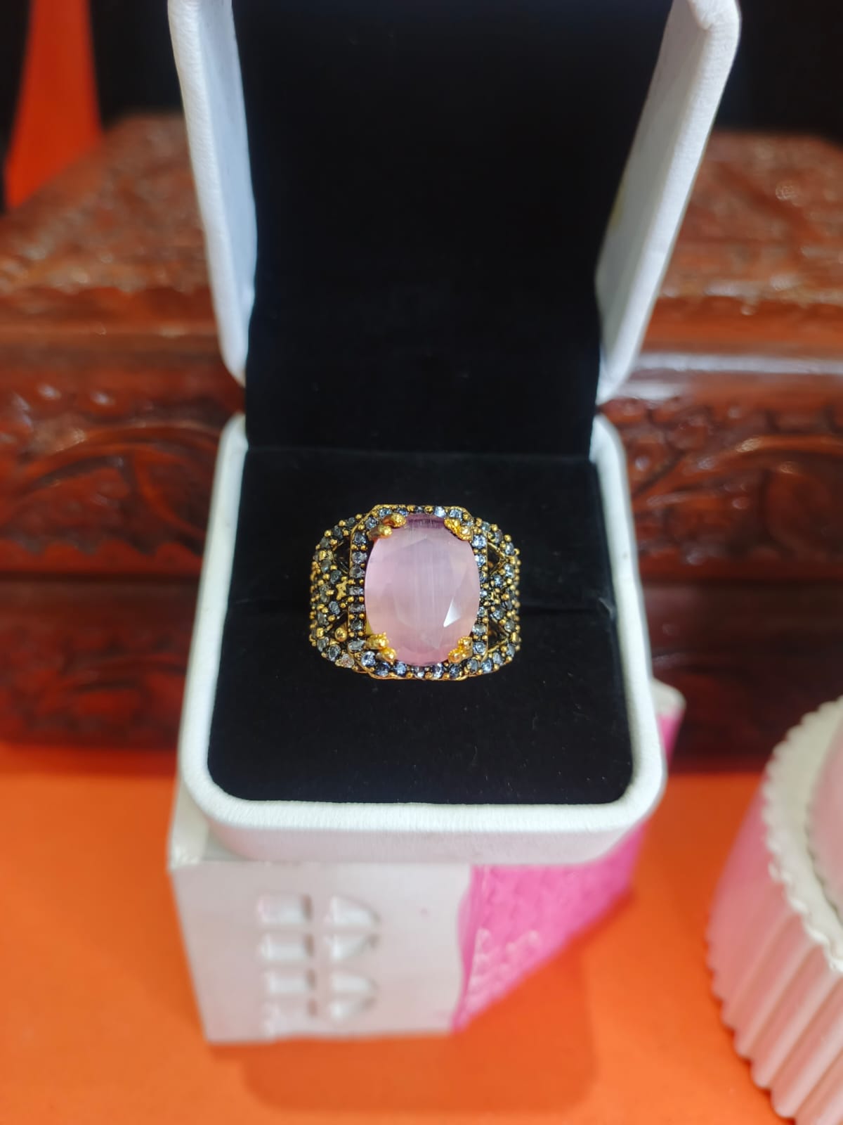 Turkish Jarao & Zircon Ring
