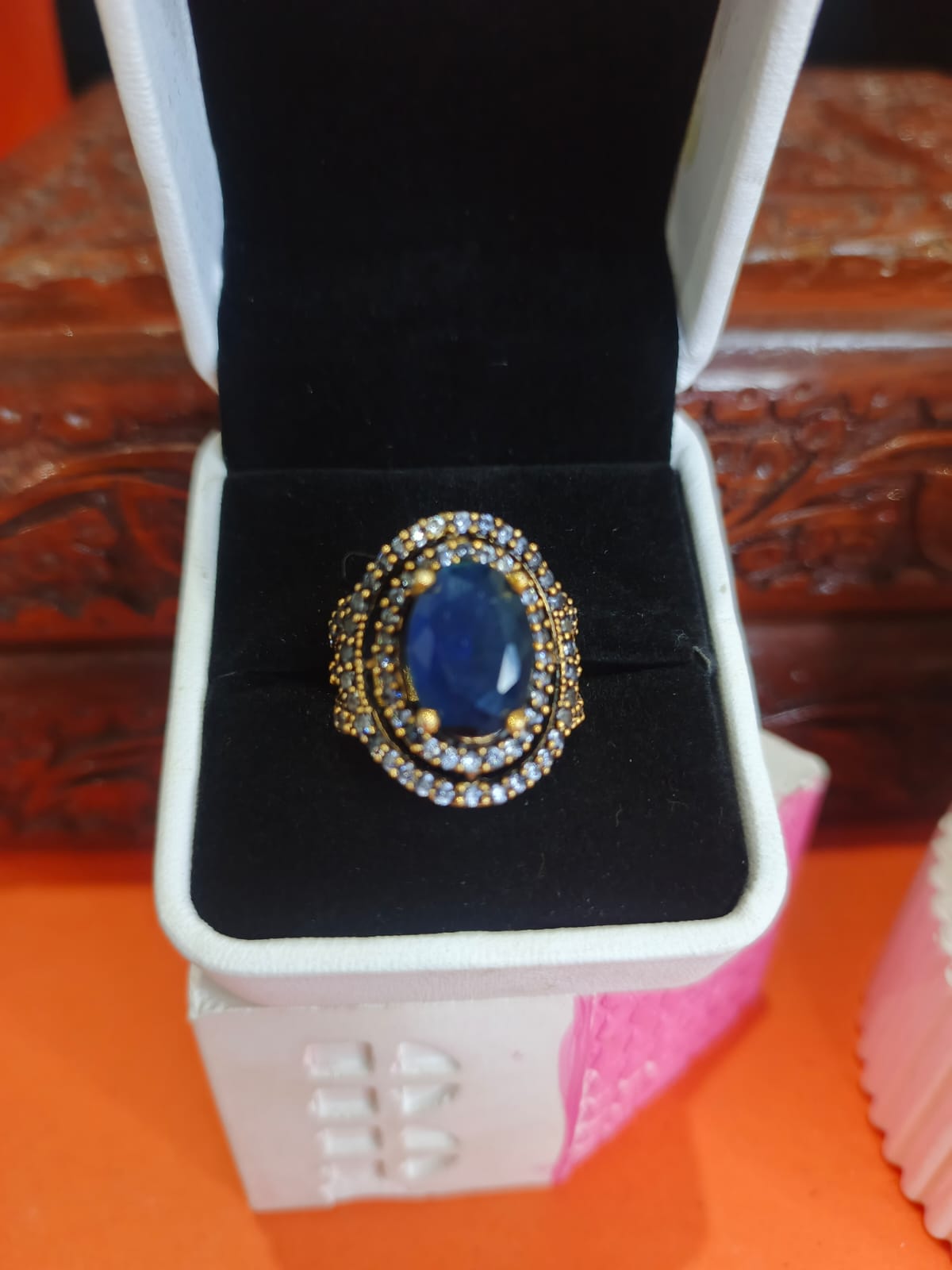 Turkish Jarao & Zircon Ring
