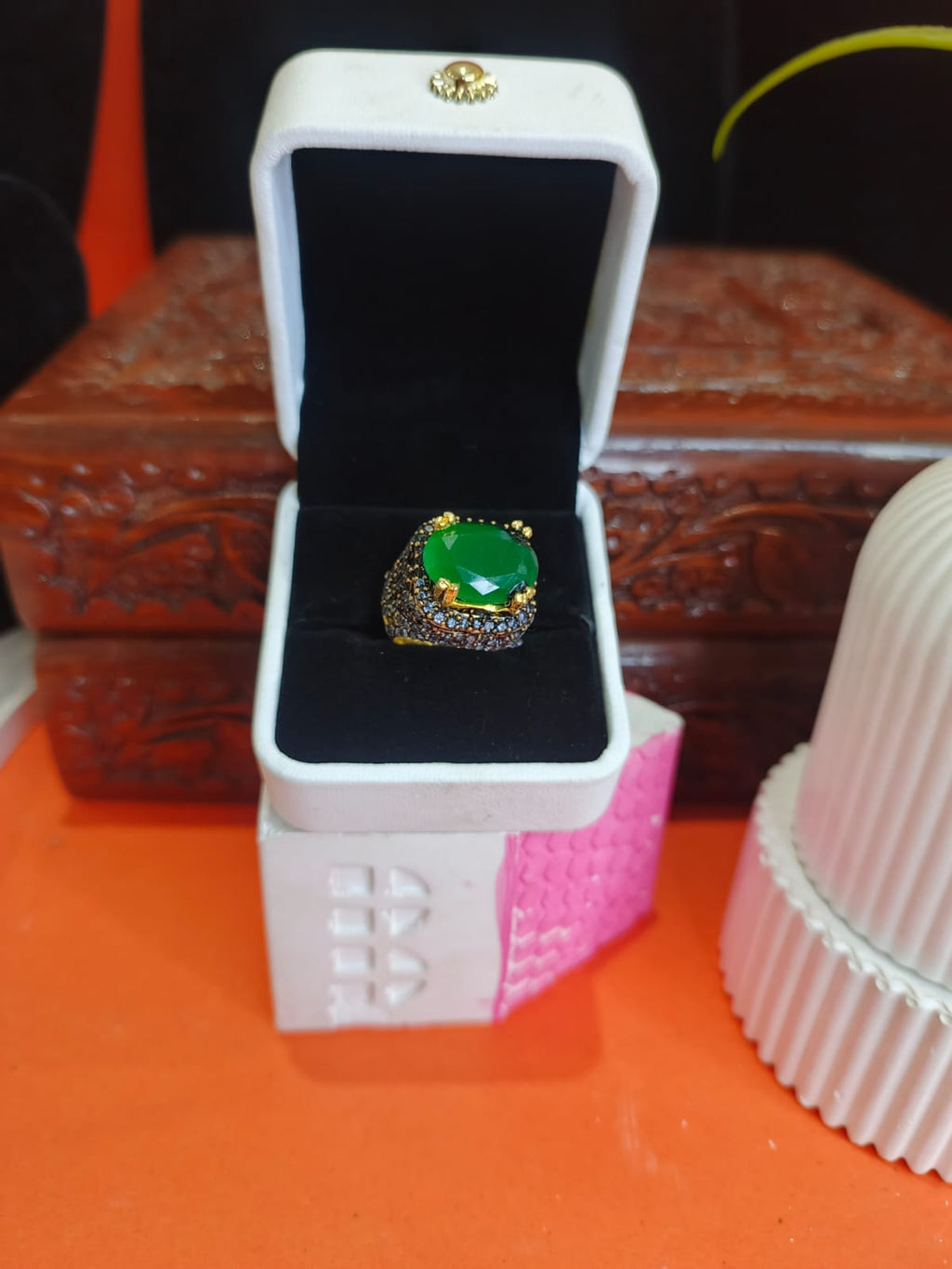 Turkish Jarao & Zircon Ring