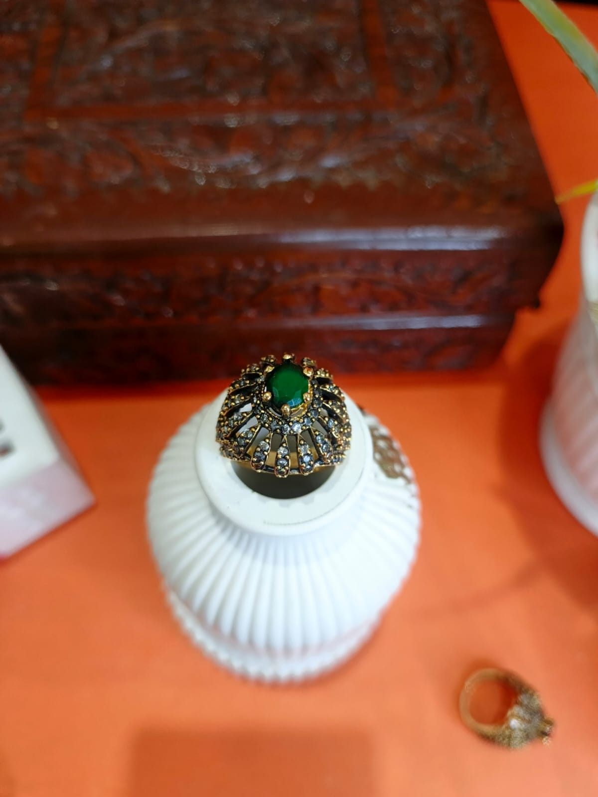 Turkish Jarao & Zircon Ring