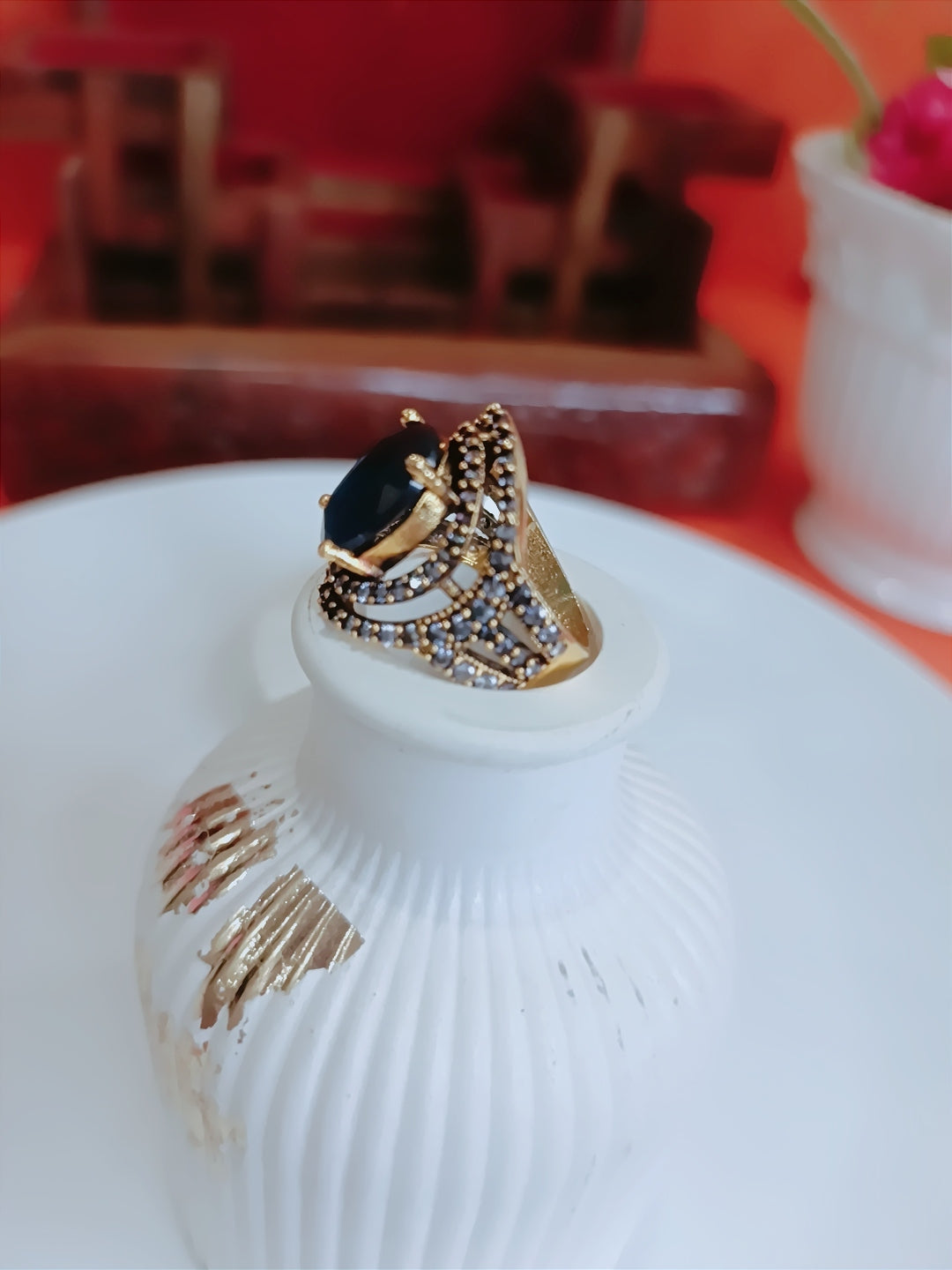Turkish Jarao & Zircon Ring