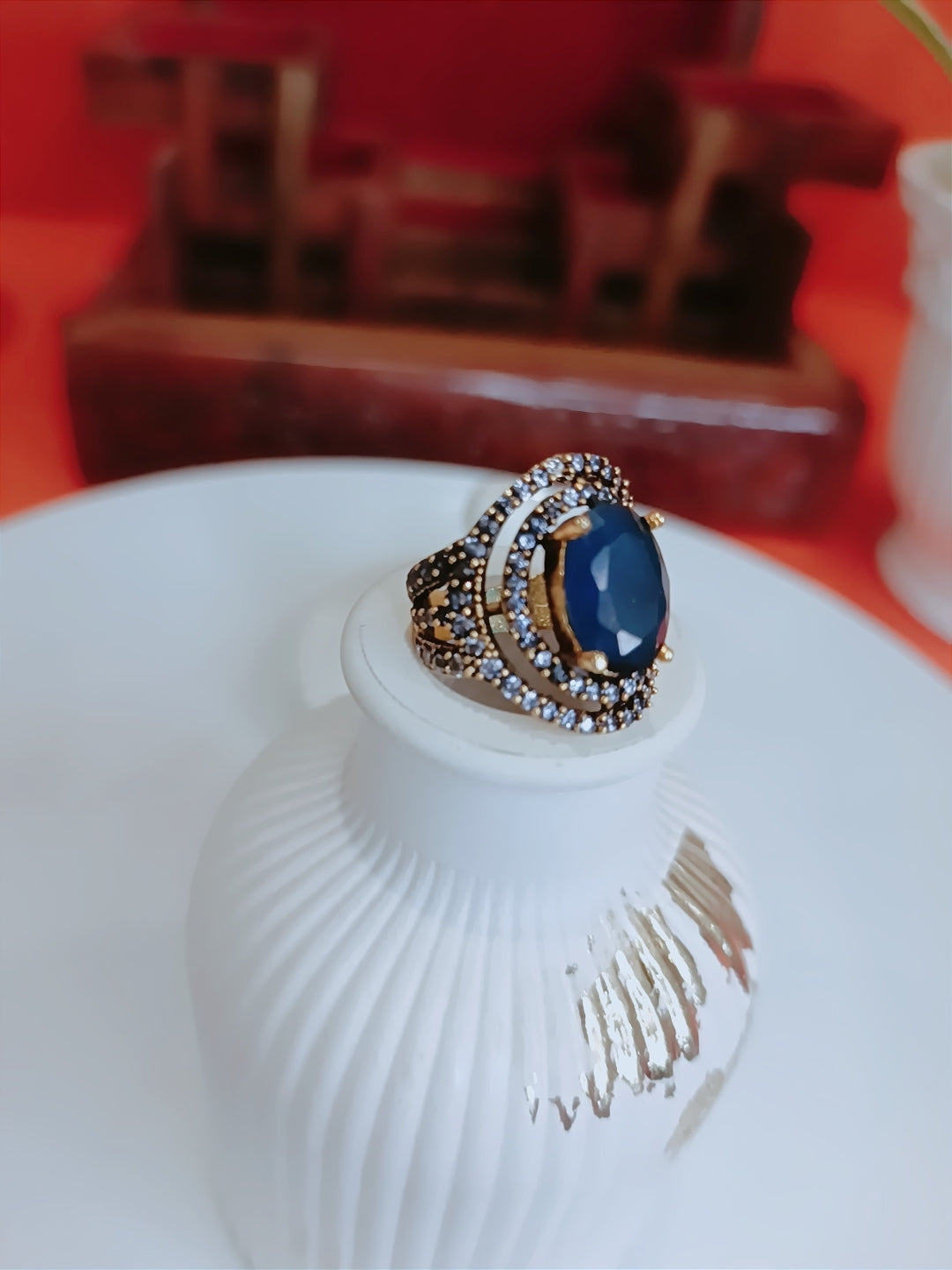 Turkish Jarao & Zircon Ring
