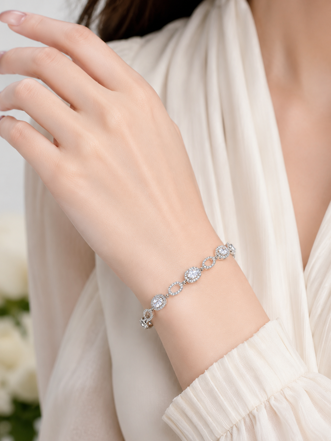 1 Carat Zircon Tennis Bracelet