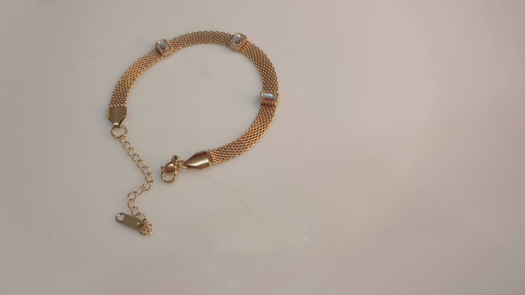Stainless steel Luxury  Bracelet