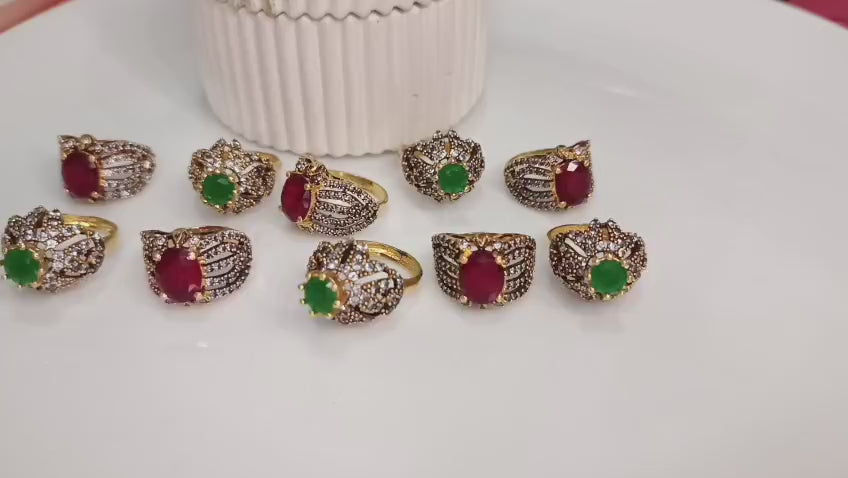 Turkish Jarao & Zircon Ring