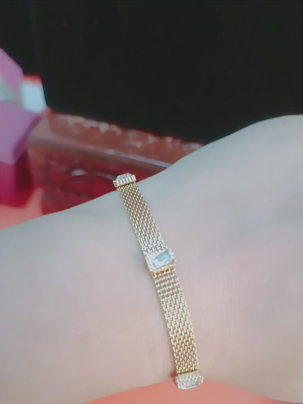 Stainless steel Luxury  Bracelet