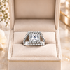 Noor-e-Shahjahan  Royal Statement Ring (Adjustable)