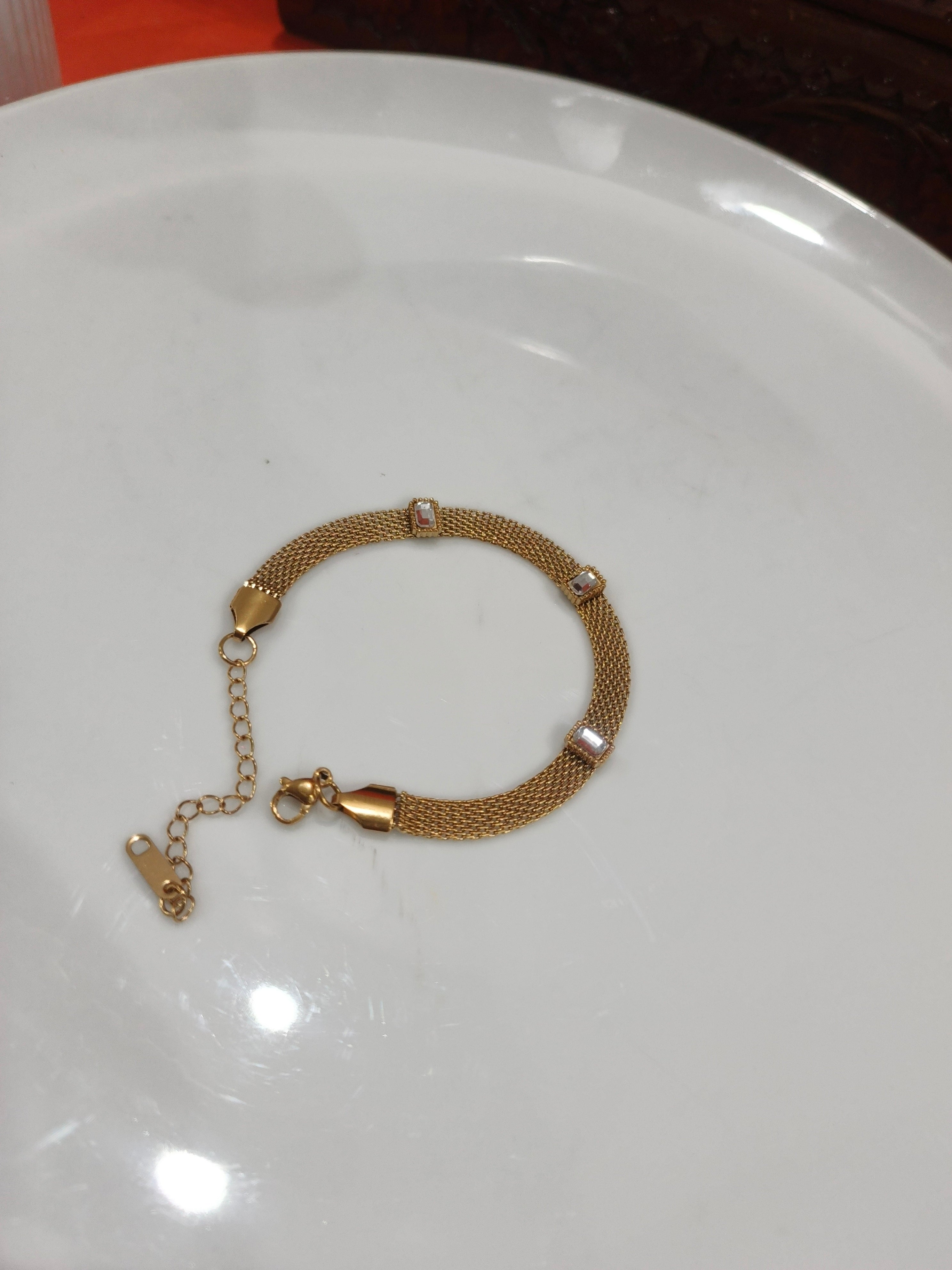 Stainless steel Luxury  Bracelet