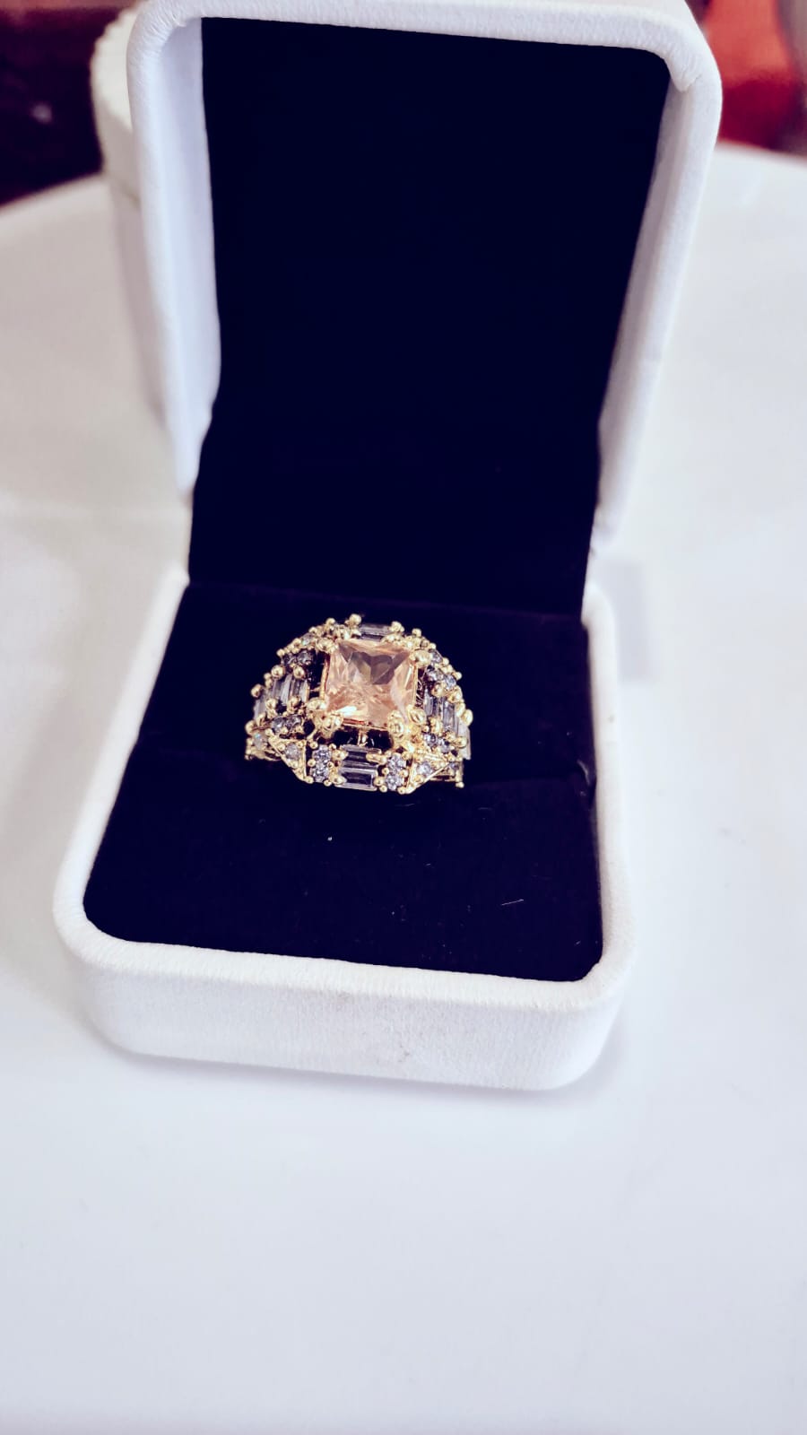 Designer RP Adjustable Rings With Accent Stones and Gem