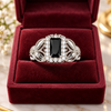 Éclat de Lumière – The Celestial Crystal Ring (Adjustable)