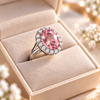 Central Oval Stone Adjustable Ring