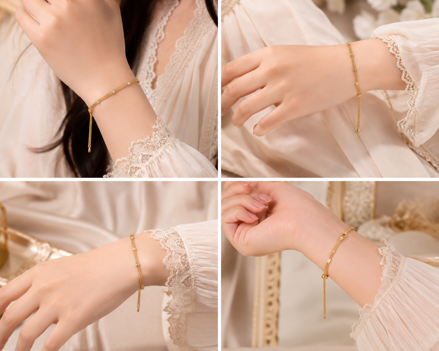Stainless steel Luxury  Bracelet