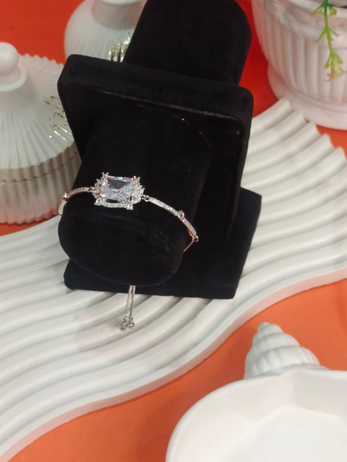 1 Carat Crystal  Stone Luxury Bracelet